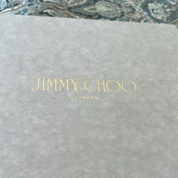 Jimmy Choo Blue Sandals with Square Toe Design - Picture 6 of 6